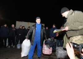 Exchange prisoners in Donbass