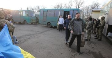 Exchange prisoners in Donbass