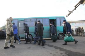 Exchange prisoners in Donbass