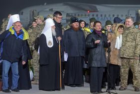 Игорь Козловский, Филарет, Петр Порошенко, Изабель Дюмон