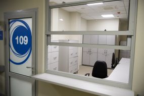 Internal premises of the hospital "Okhmatdet"