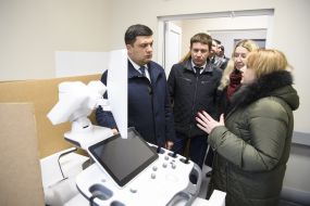 Vladimir Groysman and Uliana Suprun