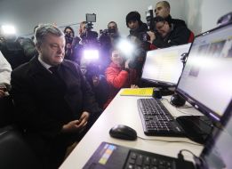 Petro Poroshenko visited the hospital