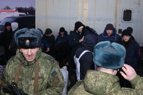 A man in the military uniform of the so-called. DNR