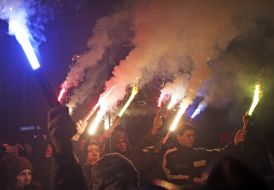 Учасники смолоскипної ходи