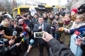 Dmitry Tzenov came out to the action participants