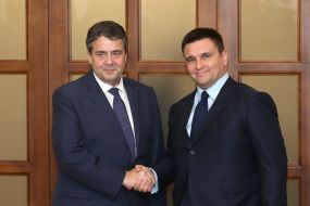 Paul Klimkin and Sigmar Gabriel
