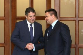Paul Klimkin and Sigmar Gabriel