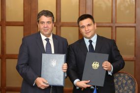 Paul Klimkin and Sigmar Gabriel