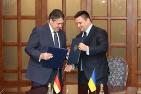 Paul Klimkin and Sigmar Gabriel