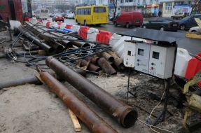 Противоаварийные работы на Новодарницком канализационном коллекторе