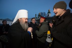 Metropolitan Pavel and Evgeny Karas