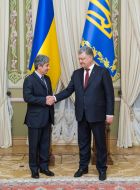 Petro Poroshenko and Ali Daher