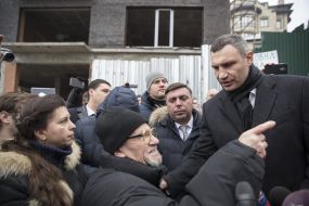 Vitali Klitschko visited a scandalous building near Botsad