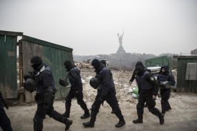 Правоохоронці на місці скандального будівництва