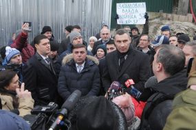 Vitali Klitschko visited a scandalous building near Botsad