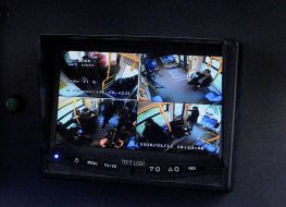 Monitor image from video surveillance cameras