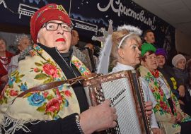 Participant of the festival of the theatrical and vertepnoe action