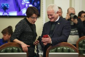 Nina Yuzhanina and Oleksandr Spivakovsky