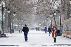 Сніг у Херсоні