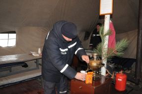 Мобільний пункт обігріву