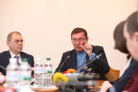 Сергій Пашинський і Юрій Луценко