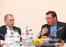 Сергій Пашинський і Юрій Луценко