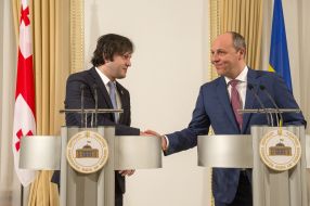 Андрій Парубій та Іраклій Кобахідзе