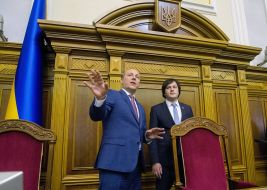 Андрій Парубій та Іраклій Кобахідзе