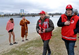 Employees of the "Red Cross"