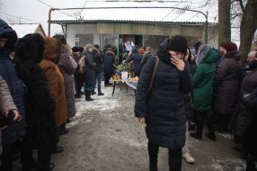 Церемонія прощання із військовим Сергієм Івановим