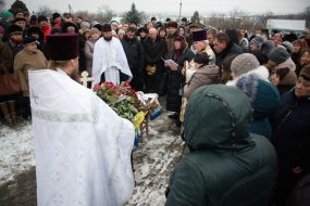 Церемонія прощання із військовим Сергієм Івановим