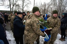 Церемонія прощання із військовим Сергієм Івановим