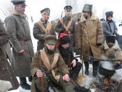 Shooting of the film "Steps of 1918. Protection"