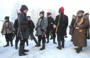 Shooting of the film "Steps of 1918. Protection"