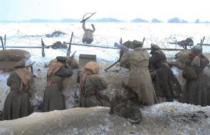 Shooting of the film "Steps of 1918. Protection"