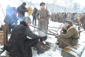 Shooting of the film "Steps of 1918. Protection"