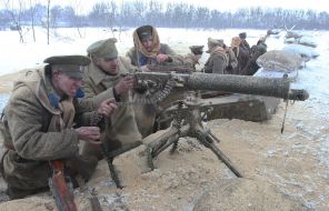 Shooting of the film "Steps of 1918. Protection"