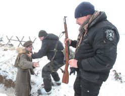 Shooting of the film "Steps of 1918. Protection"