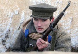 Shooting of the film "Steps of 1918. Protection"