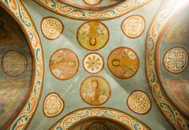 Frescos of the dome in the St. Sophia Cathedral