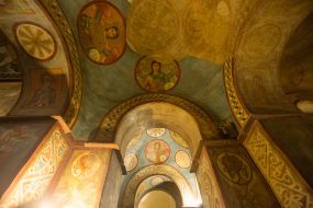 Frescos of the dome in the St. Sophia Cathedral