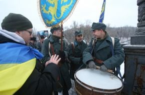 Participants of the action "Combine the banks of the Dnieper with the "living chain" of the Unity