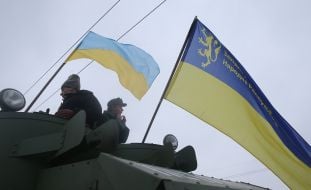 Participants of the action "Combine the banks of the Dnieper with the "living chain" of the Unity