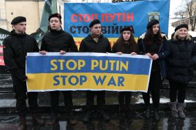 Participants in the action "Stop putin stop war"