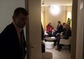 Meeting of Petro Poroshenko and Christine Lagarde