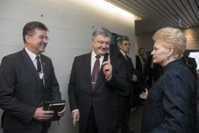 Petro Poroshenko, Dalia Grybauskaitė