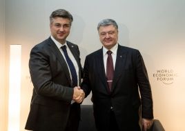 Petro Poroshenko, Andrei Plenkovic