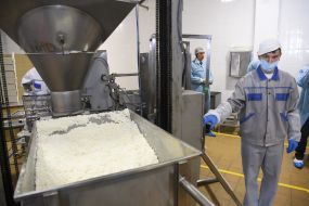 Shop for the production of cottage cheese