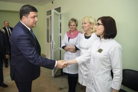 Владимир Гройсман в Тернопольской университетской больнице